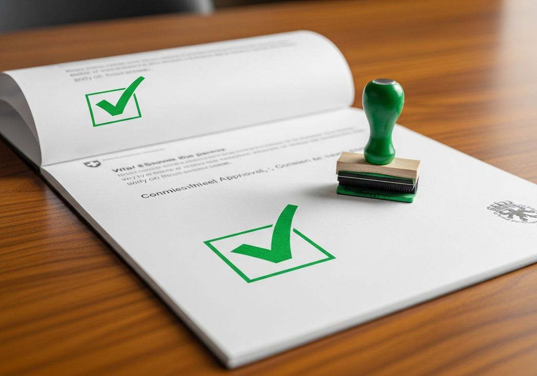 Dokumente unterschreiben — Kündigungsbrief Krankenkasse